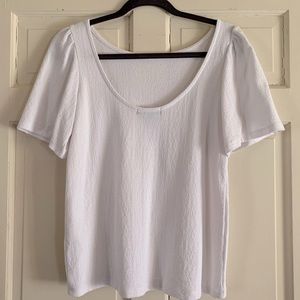 Gauzy white Banana Republic shirt